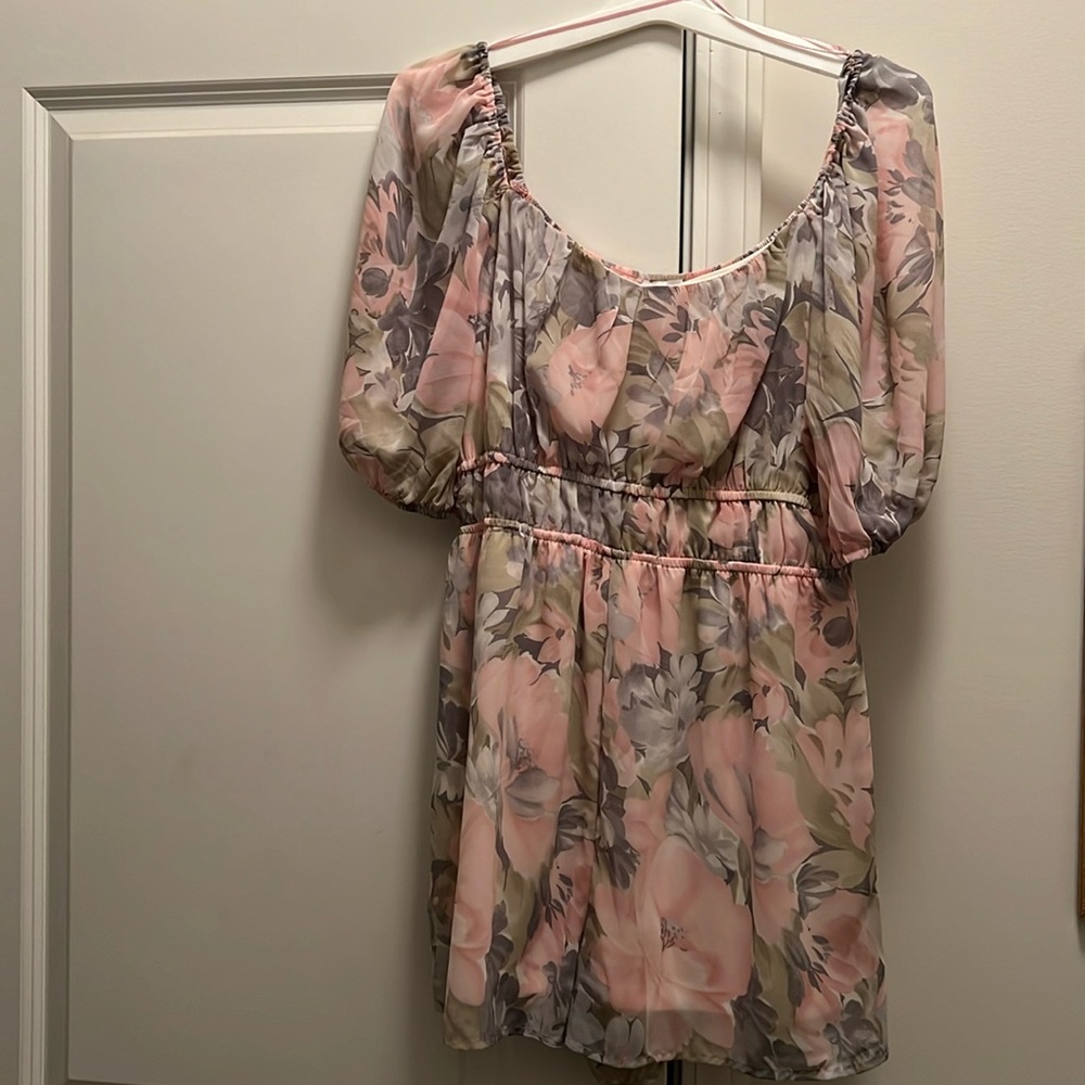 L Love Floral Romper